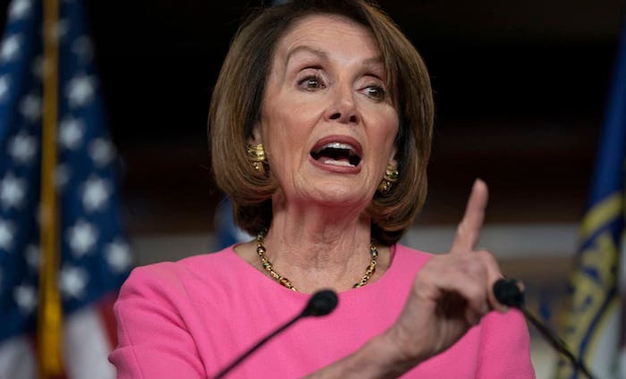 House Speaker Nancy Pelosi urges Trump's family to stage an intervention against the President