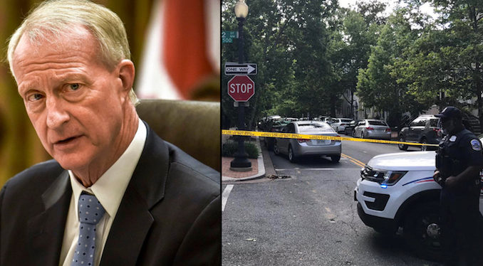 FBI agents raided the home of former Clinton campaign co-chair Jack Evans on Friday, leaving the scene with "boxes of evidence."