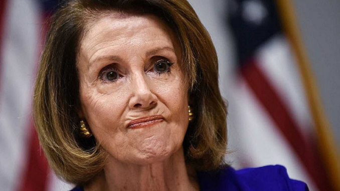 Nancy Pelosi tells Democrats she wants to see President Trump in prison