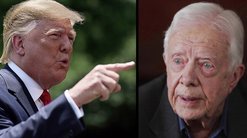 President Trump slams Jimmy Carter as a terrible president
