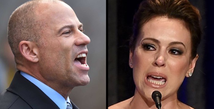 Michael Avenatti calls Alyssa Milano a disgusting hypocrite