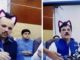 A Pakistani government minister turned “cat-face” when a video filter was mistakenly turned-on during a live press conference.