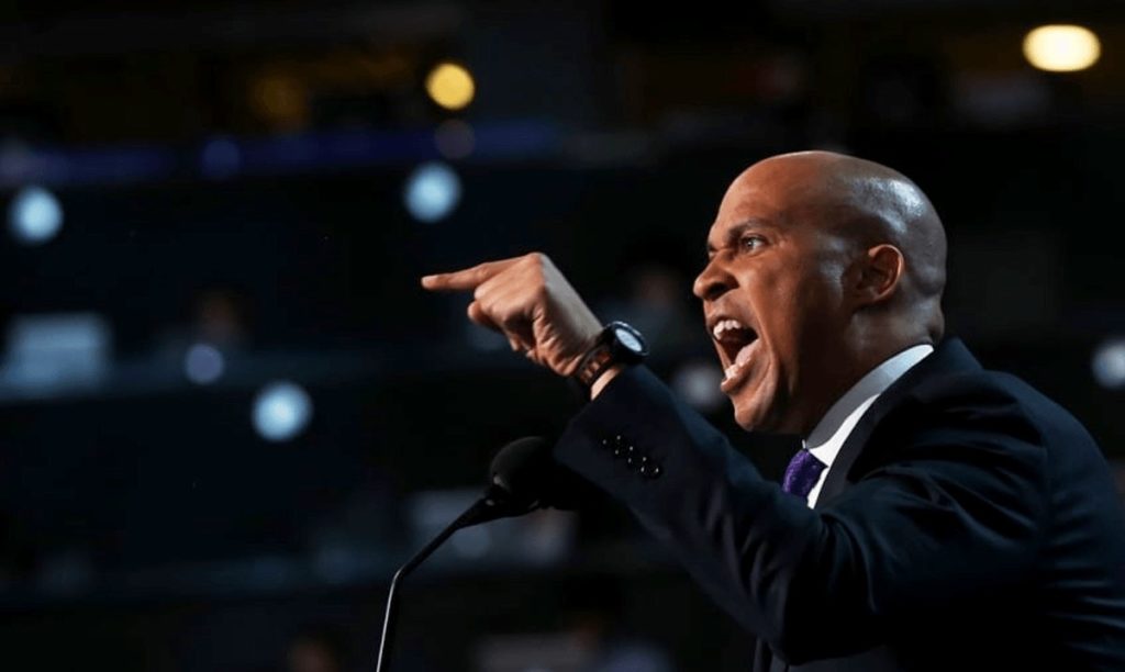 Cory Booker slams capitalism as perverted
