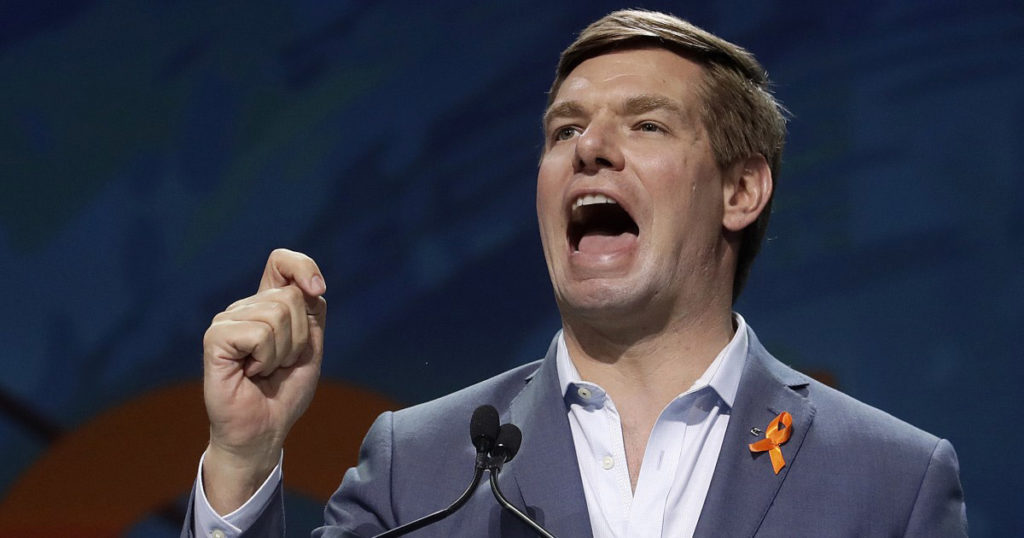 Eric Swalwell calls for federal ban on arming teachers