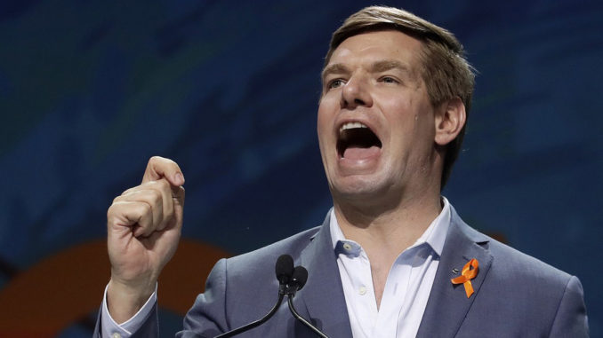 Eric Swalwell calls for federal ban on arming teachers