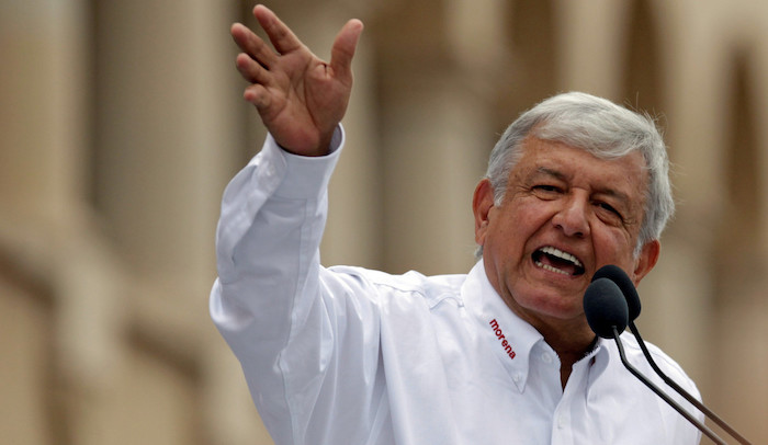 Mexican president tells Trump America is for migrants