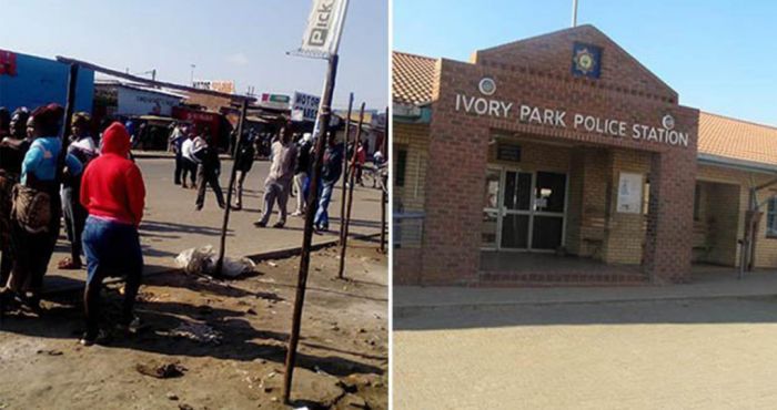 A pedophile rapist had his genitals hacked off with a knife before being beaten to death by angry community members after he was caught gang-raping two young girls at gunpoint.