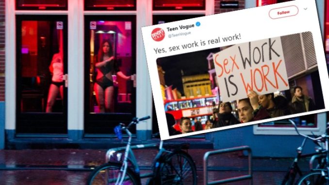 Teen Vogue promotes prostitution to young readers