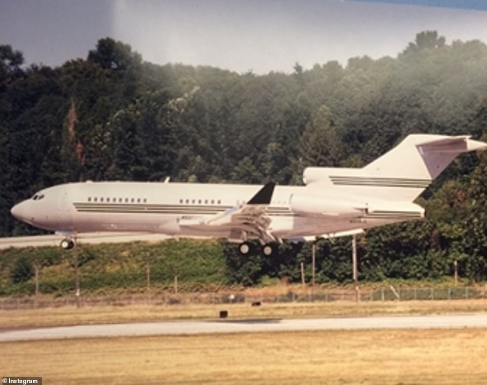 Visoski still flies two private planes and a helicopter registered to the hedge fund mogul. In one shot, taken in July 2014, he shows the Lolita Express taking off for Seattle (pictured)