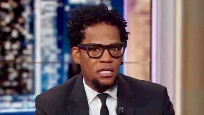 Hollywood actor and comedian D.L. Hughley said people who worship Satan are morally superior to voters who support President Trump.