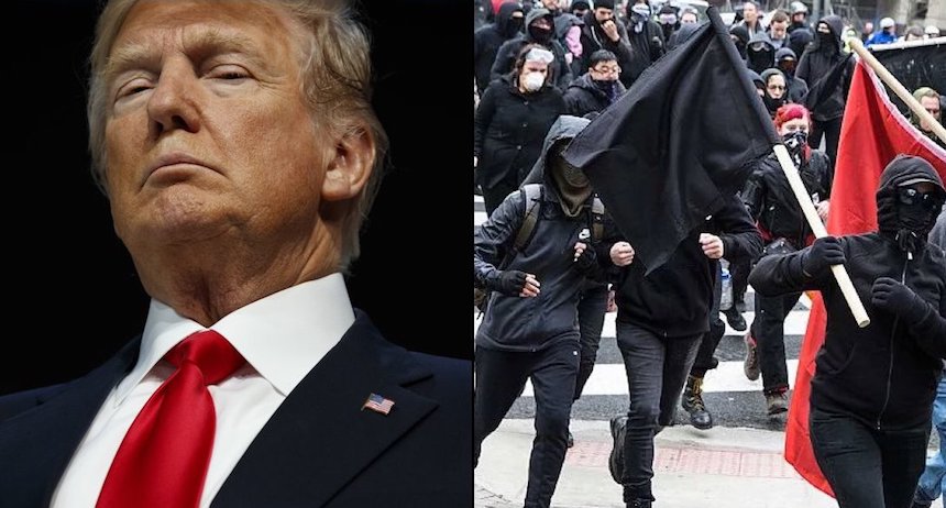 President Trump says consideration being given to label Antifa a domestic terrorist organization
