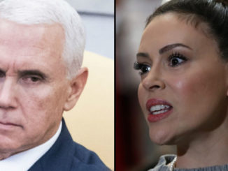 Alyssa Milano compares Mike Pence to Nazi leader Nazi leader Heinrich Himmler
