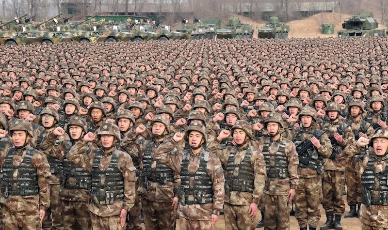 Armed forces in China prepare for massive international war exercises