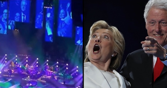 Bill and Hillary Clinton were booed at a Billy Joel concert in New York Thursday evening at Madison Square Garden.