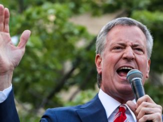 New York mayor Bill de Blasio says Trump will not be welcome to New York City after presidency