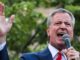 New York mayor Bill de Blasio says Trump will not be welcome to New York City after presidency