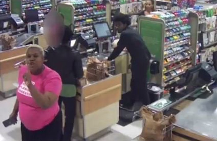 Video footage shows Rep. Erica Thomas chasing and screaming alleged 'racist' attacker