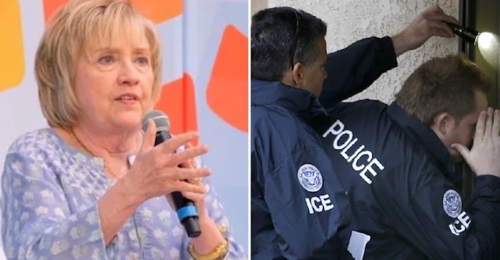 Hillary Clinton posts info in Spanish telling illegals how to handle themselves during ICE raids