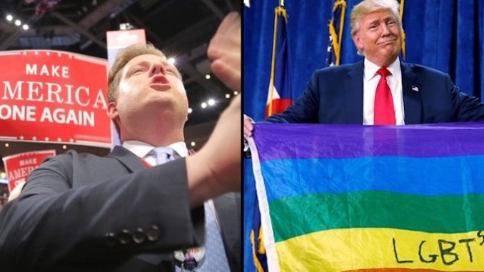 A prominent gay and lesbian group has shocked the political world by breaking with history and endorsing Donald Trump for re-election as president in 2020, and liberals across the country are outraged.