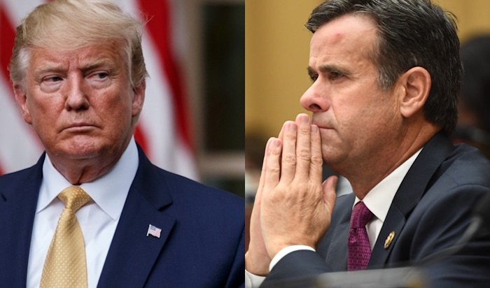 President Trump withdraws John Ratcliffe's nomination as DNI chief over fears fake news media would libel and slander him for months