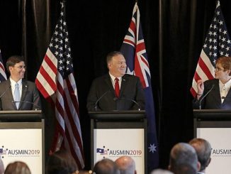Pompeo in Australia