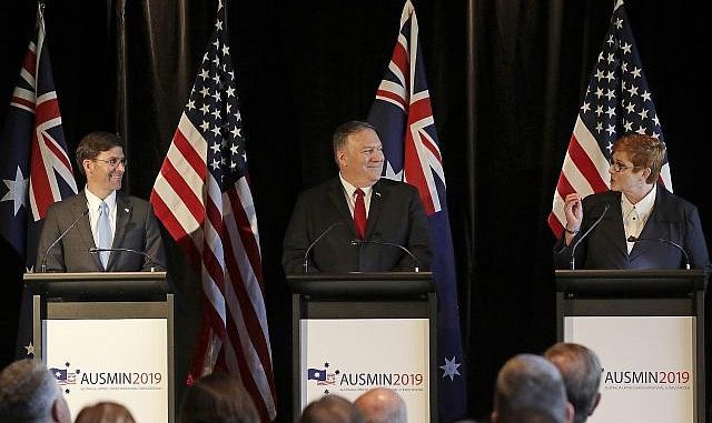 Pompeo in Australia