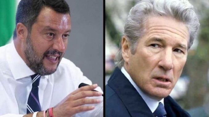 Italy's Interior Minister Matteo Salvini responded to Richard Gere's demand that the country accept more refugees.