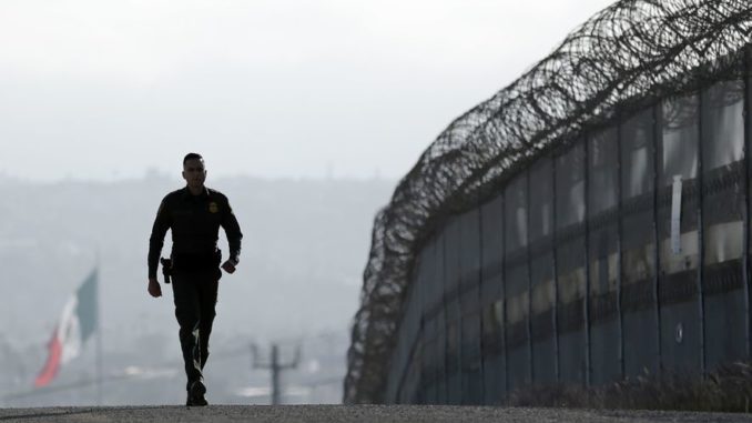 The Border Patrol in San Diego has released video footage of Mexicans attempting to scale over the new border barrier and failing.