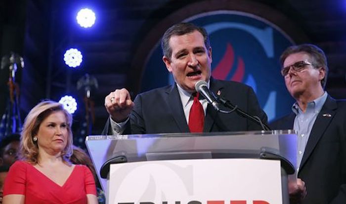 Ted Cruz mentioned the idea of President Donald Trump "nuking" Denmark at a campagin stop during the 2016 Republican primaries.