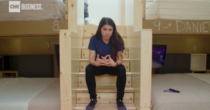 CNN promotes living in city pods with zero privacy to young people