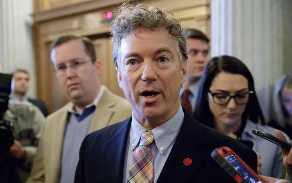 Rand Paul says threat of war is reduced now that Bolton is out