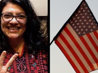 Rep. Rashida Tlaib vows to hang altered U.S. flag outside of her congressional office