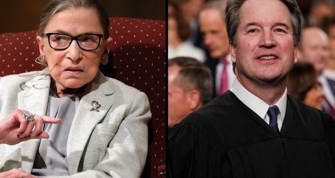 Ruth Bader Ginsburg described Brett Kavanaugh as a very decent man