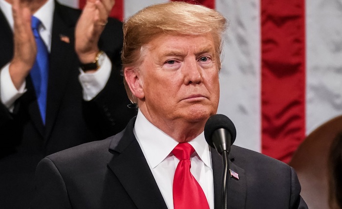 President Donald Trump told a journalist from Venezuela on Wednesday that her country was "one of the richest countries not so long ago, 15 years ago" and that the fabric of society was torn apart by socialism.