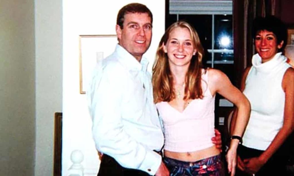 Jeffrey Epstein's child sex slave denies claims that photo with Prince Andrew was faked