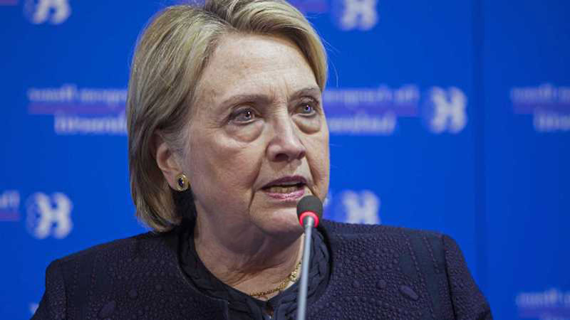 Hillary Clinton says she is in favor of Trump impeachment