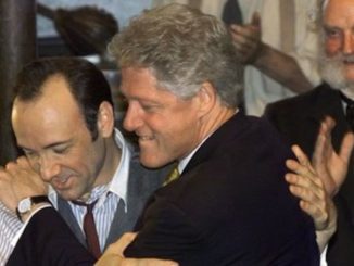 Actor Kevin Spacey flew on Epstein's Lolita Express with Bill Clinton