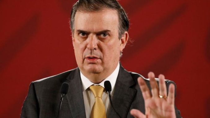 Mexican foreign minister vows to destroy white supremacy in the United States of America