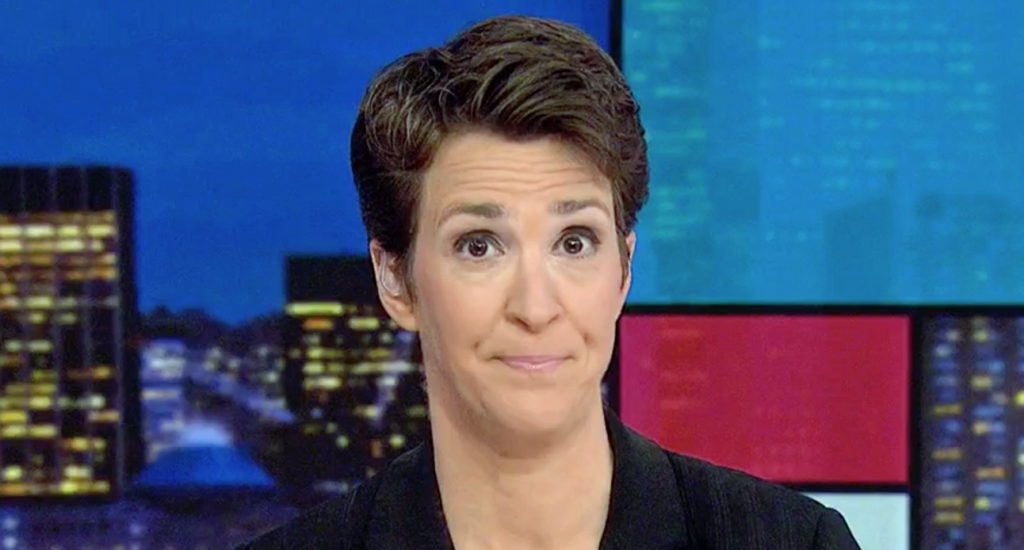 One America News Network sues MSNBC's Rachel Maddow