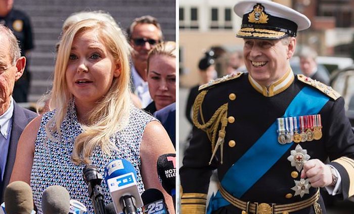 Epstein's child sex slave Virginia Roberts claims she was forced to allow Prince Andrew to rape her