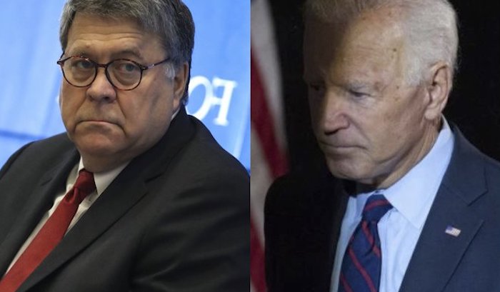 AG William Barr has launched an investigation into allegations Joe Biden abused his position as VP to protect his son's company that was being investigated by Ukraine's top prosecutor.