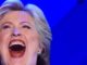 Hillary laughs with joy after audience member suggests she run for president