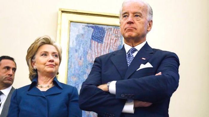Hillary Clinton has shrugged off concerns regarding Joe Biden’s "inappropriate" touching of women and girls.