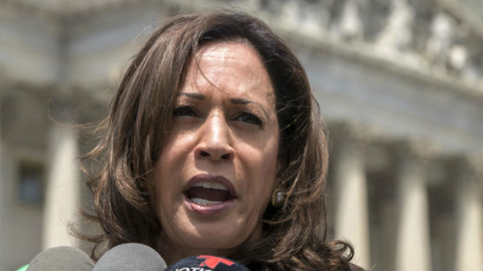 Kamala Harris demands Twitter suspend President Trump's account