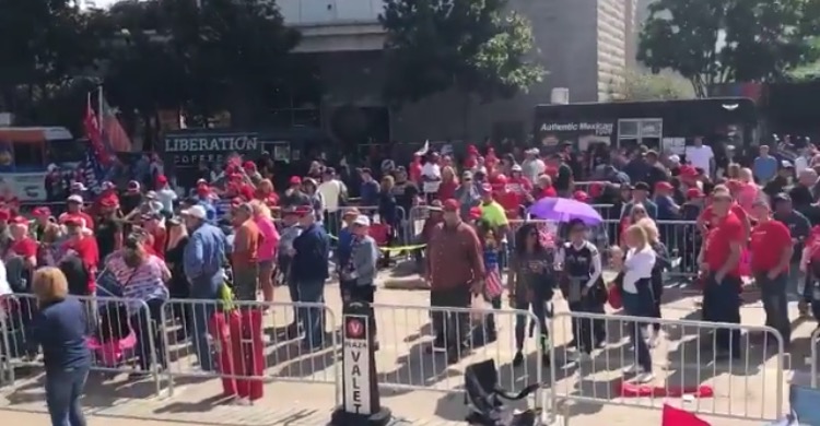 Trump supporters line up for two days to attend Dallas rally