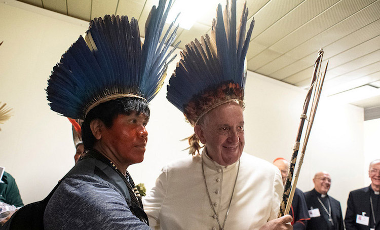 Angered at Pope Francis’ apparent worship of false gods and idols, Catholics removed a collection of Amazonian statues from a church in Rome.