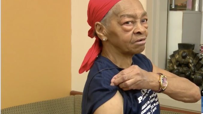 An 82-year-old Rochester woman who can deadlift 225 pounds found herself in danger after a man broke down her front door and entered her home – until she took matters into her own hands, picked up a table and "went to work on him."