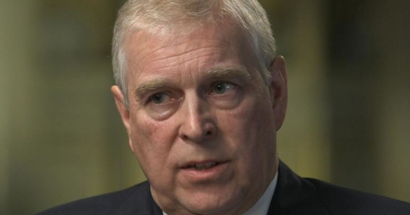 Prince Andrew blinks rapidly when asked whether he raped a child