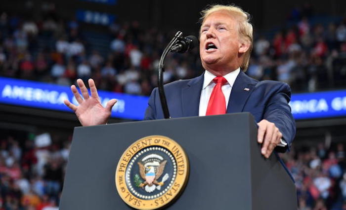 President Trump warns Democrats want to take away your guns