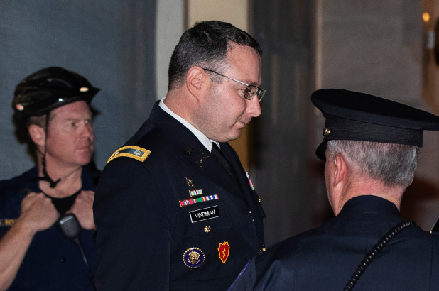 Alexander Vindman will be expelled from the national security council, NatSec Advisor Robert O’Brien says